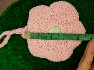Crochet Flower Scrubby