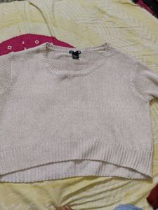 Cropped Knit Top