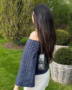 ZARA Off Shoulder Chanel Inspired top