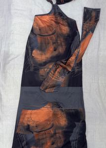 Newme Stylish Print Dress