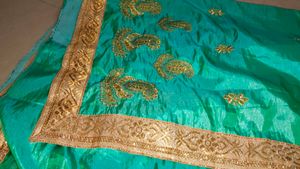 Elegant Green Saree