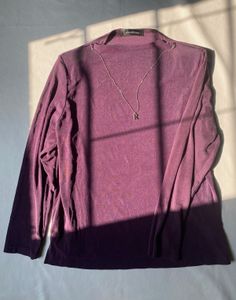 Purple Long Sleeve Top