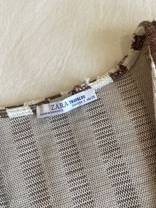 ZARA Striped Mini Dress