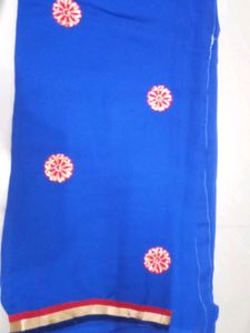 Navy Blue Saree