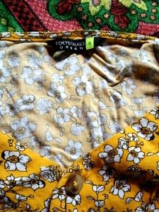 Floral Printed Peplum Top