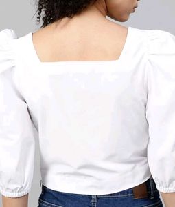 Chic White Crop Top