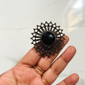 Vintage Black Stone Ring