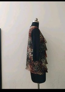 Patterned plus size Top