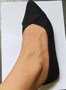 Black Flat Pump shoe