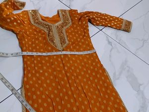 A Beautiful Golden Colour Dress ✨