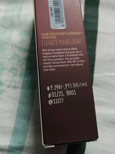 Lakme Forever Matte Foundation