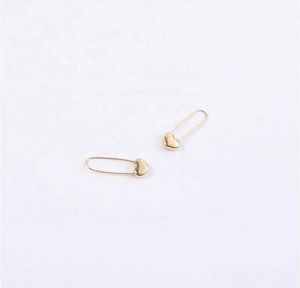 Gold Heart Earrings