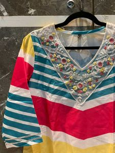 Multi Colored Kurta Set