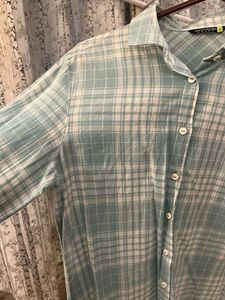 Blue Plaid Shirt