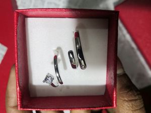 Couple Love Rings Set For Valentine&#39;s Day Gift 🎁❤