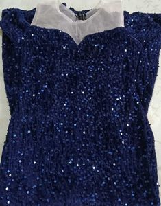 Sparkly Navy Blue Dress