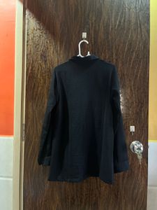 34 Bust Black Shirt For Women