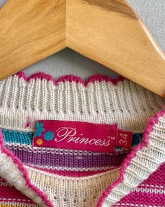 Colorful Striped Knit Sweater