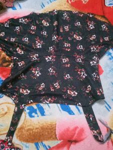 Floral Print Crop Top
