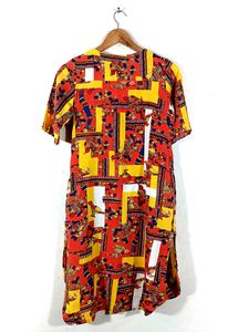 Multicolored Yellow Kurta (Women)