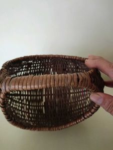 Woven Basket with Handle