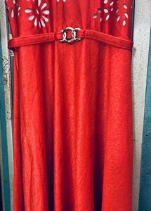 Red Shiny Fabric