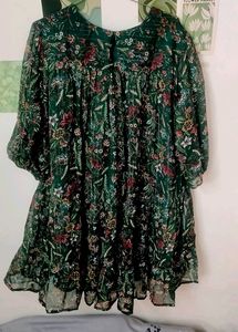 Janasya Green Dress.