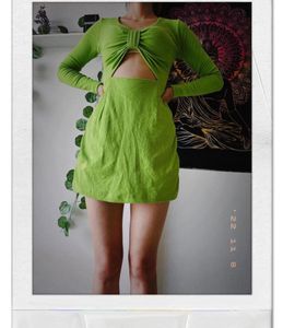 Neon Bodycon Dress