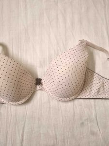 Cute Polka Dot Pink Bra