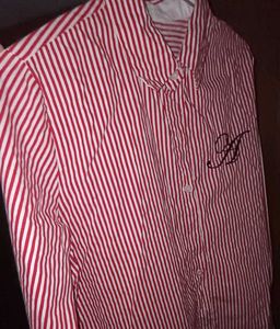 Striped Red &amp; White Shirt