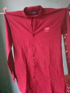 Burgundy Colour Formal Shirt