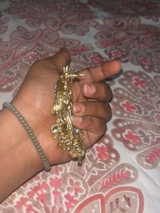 Gold Long Earring