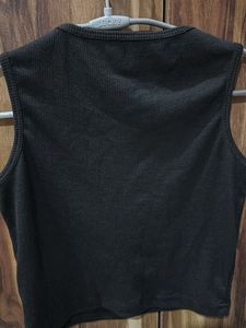Black Butterfly Tank Top