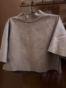2 Mock Neck Top(Crop Tee)