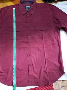 MAROON PURE COTTON BREATHABLE FABRIC