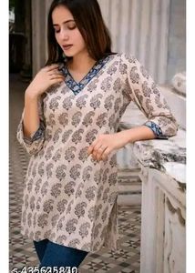 Elegant Printed short Kurti