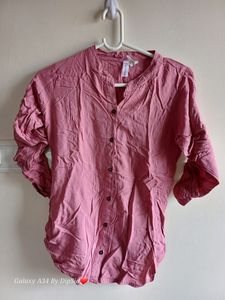Casual Women Pink Shirt (S/M)