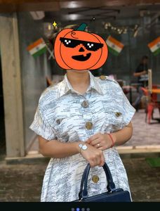 Newspaper dress( belt not available)