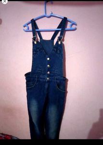 Denim Overalls Jumpsuit