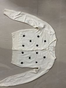 Floral Applique Cardigan