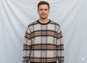 Men's Plaid Sweater