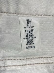 MOM LOOSE FIT ULTRA HIGH ANKLE JEANS