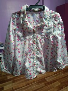 Floral Button Down Top