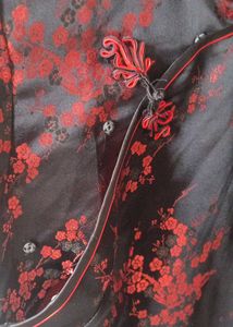 Chinese Mandarin Collar Silk Satin Top