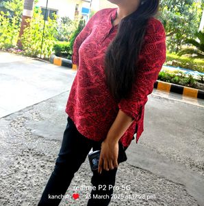 Beautiful Summer Wear Short Kurti Xl Size