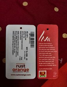 Rust Orange Lehenga Choli