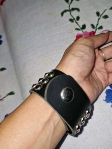 Studded Leather Bracelet