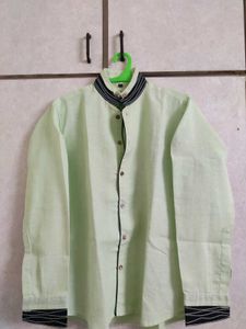 Traditional Wear Green Shirt
