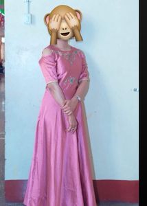 Elegant Pink Ethnic Gown