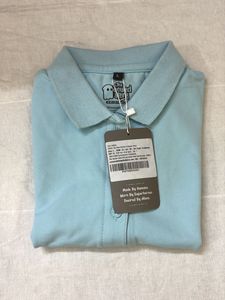 Cute Light Blue Crop Top